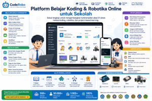 platform koding dan robotika online untuk sekolah